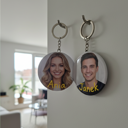 Brelok personalizowany ze zdjęciem i imieniem